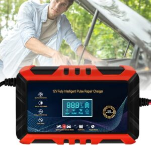 Cargador Batería Coche 12V 6A Reparación Pulso Inteligente